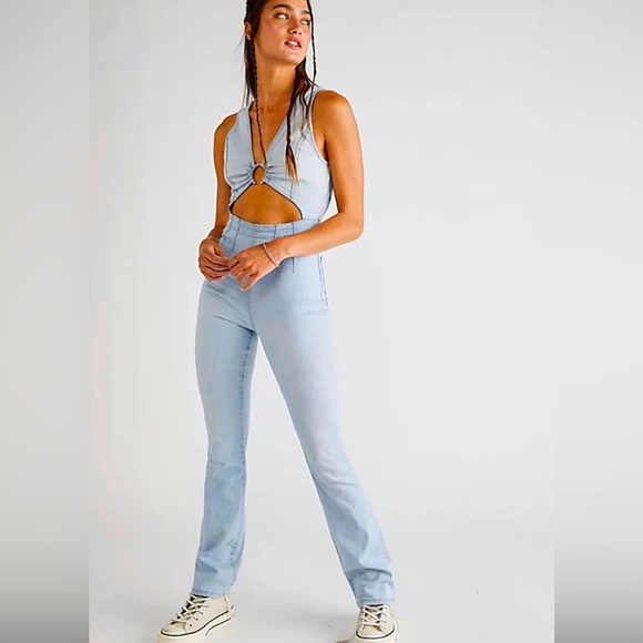 Free People Pants - Free People Jumpsuit Denim Size Medium